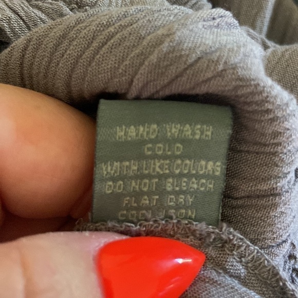 Charlotte Russe Off the Shoulder Ombré Blouse with Faux Wrap Front - Picture 8 of 8